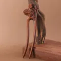 Fourche à cheveux en bois de santal rouge rétro épingle vintage accessoire de coiffure - Comme tu veux