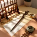 New Chinese retro sandalwood hair stick artistic wooden hairpin for women hanfu headwear - Antler