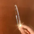 Sparkling rhinestone thin headband elegant crystal hair accessory for daily wear kids. - Single-row Starry River Style
