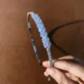 Sparkling rhinestone thin metal headband elegant crystal hair band daily hair accessories - Three-row Marquise Style