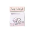 Cute Korean style memo pad with cartoon animal design 50 sheets stationery notepad - Meal Time / 50 Sheets