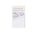 Cute cartoon memo pad with hanging card, 50pcs sticky notes for office and school use. - Sleep Together / 50 Sheets