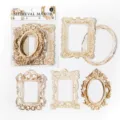 Carte da collage per cornici in rilievo vintage, set di materiale decorativo per scrapbooking. - Maniero Medievale