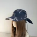 Gorra de béisbol bandana con patrón de estrellas, sombrero retro gris de protección solar. - M (56-58cm) / Estrella - Azul
