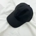 Gorra de béisbol negra de secado rápido, sombrero de sol casual suave para diario. - L (58-62cm) / Negro