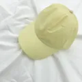 Gorra de béisbol minimalista de secado rápido en amarillo claro, sombrero suave y casual. - L (58-62cm) / Amarillo tierno