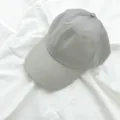 Gorra de béisbol minimalista de secado rápido, sombrero de sol gris claro suave y casual. - L (58-62cm) / Gris claro