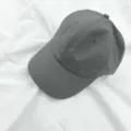 Gorra de béisbol gris oscuro de secado rápido, sombrero flexible minimalista protector solar. - L (58-62cm) / Gris oscuro
