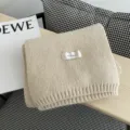 Bufanda de punto beige acogedora para mujer, calentador de cuello suave y cálido con etiqueta. - Beige soleado