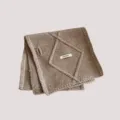 Koranischer Stil Kreuz Knopf Strickschal für Damen, gemütlicher Winter warmer Kragen. - Milchkaffee