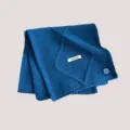 Gemütlicher dunkelblauer Strick-Kreuzschal für Damen Winter Mode warmer Knopf-Halswärmer. - 6# Pfauenblau