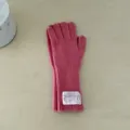 Gemütliche rosafarbene Strickhandschuhe für Damen, warmer Winter-Split-Finger-Handschuh. - M / Rosa