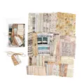 Kit de papier scrapbooking vintage, papier rétro pour journal intime et collage créatif. - Journal du Matin