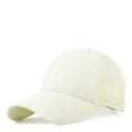 Breathable quick-drying baseball cap with side mesh holes for summer outdoor sports sun protection. - Beige