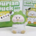 Mignonne figurine de canard durian décoration de bureau, cadeau tableau de bord de voiture. - 19795 Vert