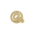 Brass Pave Zircon Letter Q Charm Pendant DIY Personalized Initial Bracelet Necklace Accessory - Letter Q / Pendant Only / Gold