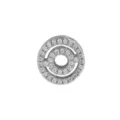 Brass Pave Zirconia Letter Charm DIY Bracelet Pendant Sparkle Alphabet Jewelry Accessory - Letter O / Silver