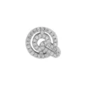 Silver Zircon Letter Q Charm Brass DIY Alphabet Pendant for Personalized Bracelets Jewelry - Letter Q / Silver