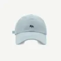 Klassische hellblaue Baseballkappe mit minimalistischem Fuchs-Sticklogo für den Alltag. - Verstellbar / Hellblau