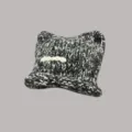 Accogliente cappello a secchiello in maglia nero bianco da donna inverno caldo simpatiche. - M(56-58cm) / Grigio