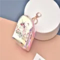 Mini laser unicorn coin purse backpack keychain portable cute storage bag detail view - Style 3