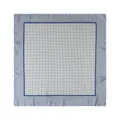 Blau weiß gepunktet Seide Quadrat Schal 70cm schick Halstuch Haarband Mode Damen Sommer Hijab - Stil 1 / 70*70cm