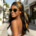 Femme carré de soie satin 90cm cachemire vert foulard élégant protection solaire élégante - Noix de cajou