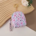 Mini monedero flamenco mochila llavero variante, bonito diseño rosa con borla. - Flamenco Rosado