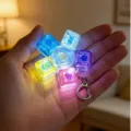 Llavero fidget spinner con interruptores de teclado mecánico luminosos de colores - 5 Teclas Spinner Luz / Envase tipo caja