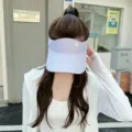 Sommer 3D nahtlose Sonnenschutz Visierhut für Damen Herren, stilvolle leere Sportkappe. - Verstellbar / Hellviolett