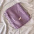Lila Strickschal für Damen, gemütlicher warmer Wollschal, weicher Winterschal für kalte Tage - Lavendellila