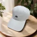 Lässige süße Fuchs bestickte Baseballkappe für Damen, Frühling Sommer koreanischer Stil. - Verstellbar / Beige (Reguläre Version)