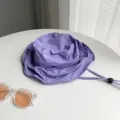 Chapeau bob d'été violet pour femme, protection solaire extérieure, séchage rapide, respirant. - M (56-58cm) / Violet Taro