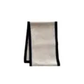 Elegante sciarpa in maglia bicolore da donna, morbido foulard caldo autunnale e invernale. - 25X155cm / Bianco