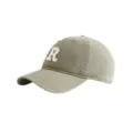 Khaki Embroidered Letter R Baseball Cap, Soft Top Casual Sun Hat for Men and Women - Adjustable / Dark Khaki