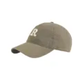Khaki embroidered R baseball cap, soft top casual duckbill sun hat for men and women - Adjustable / Tan