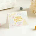 Handwritten birthday greeting card with elegant lettering, perfect for flower shops and bakeries. - 4 [Birthday Series Simple Greeting Card]