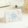 Cute birthday greeting card with handwritten style and sweet blessing text for party decor. - 6 [Birthday Series Simple Greeting Card]
