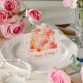 Aquarell Geburtstag Glückwunschkarte mit süßem Kuchen Design, ideal für Party und Geschenke. - Geburtstagstorten-Segenskarten - Nr. 2 / 10er Pack