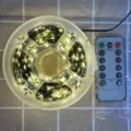 Remote Control LED Star String Lights Green Wire Christmas Fairy Lights Decoration Lamp - 50m 500 LEDs 8-Function Adapter with Remote Control / Warm White