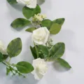 Guirlande lumineuse LED de roses pour decoration romantique de chambre et fete. - Rose Blanche