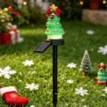 Solar Christmas Tree Lawn Light Outdoor Garden Decoration LED Landscape Plug-in Lamp - Christmas Tree