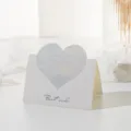 Heart-shaped greeting card minimalist style gift card for Christmas holiday celebration wholesale. - 10 Pieces/Pack (Ink Blue 【ins】)