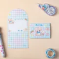 Bonito juego de tarjetas de felicitación de dibujos con sobre y notas para regalar y escribir. - Oso y Perro