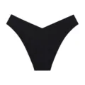 Seamless black V-cut women underwear ice silk breathable daily sports panties comfortable - S / Black