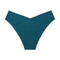 Seamless ice silk women panties stretchy breathable athletic thong underwear daily comfort briefs - S / Teal