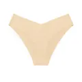 Culotte femme seamless soie glacée respirante sportive taille V slips couleur nude confort. - S / Chair