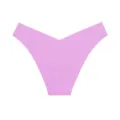 Culotte femme sans coutures en soie glacée, violet lavande, slip string extensible respirant. - L / Rose Pourpre