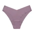 Culotte femme en soie glacée sans couture respirante séchage rapide sport fitness - S / Violet Foncé