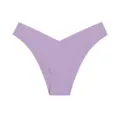 Culotte femme sans coutures en soie glacée coupe V respirante sous-vêtement quotidien - S / Violet Vif